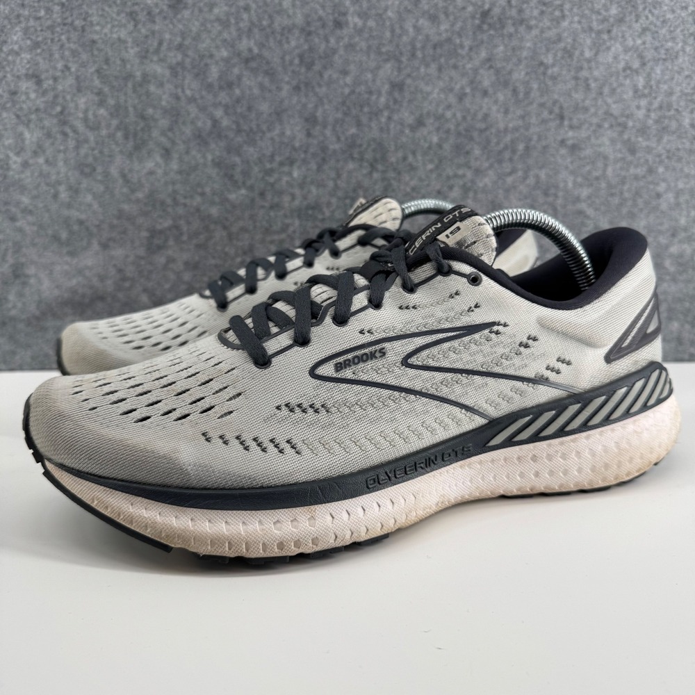 Brooks Glycerin GTS 19 Running Shoes Womens 10.5 Grey Stability 1203441B085